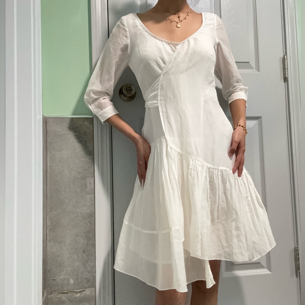 WHITE MORGANE LE FAY DRESS